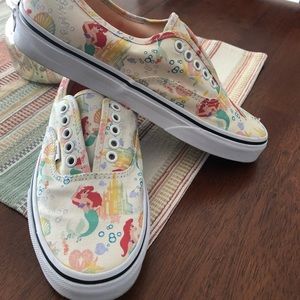 Disney Ariel VANS sneakers NEW size 8